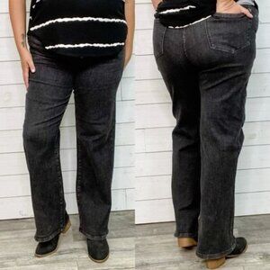 Judy Blue NWT Button Fly Wide Leg Jeans‎ size 22W Style JB88355